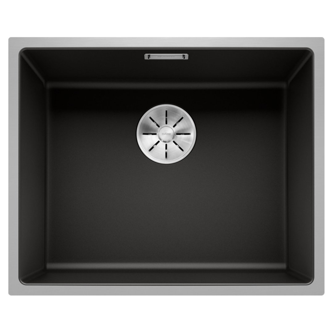 Blanco SUBLINE 500 Single Bowl Inset Sink with Overflow SUBLINE500IFBK5