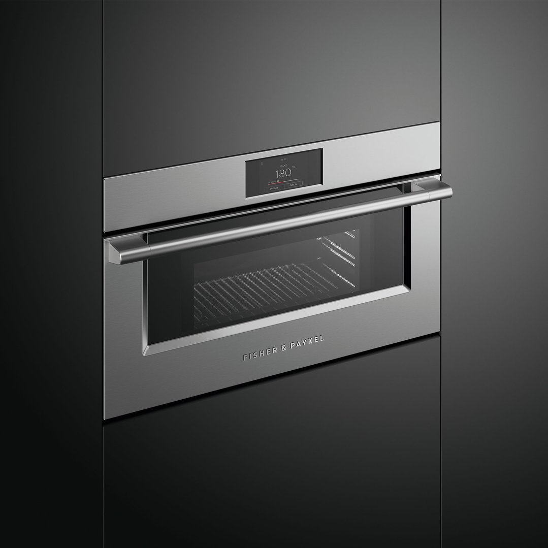 Fisher & Paykel 76cm Series 9 Professional Compact Combi-Microwave Oven OM76NPTX1