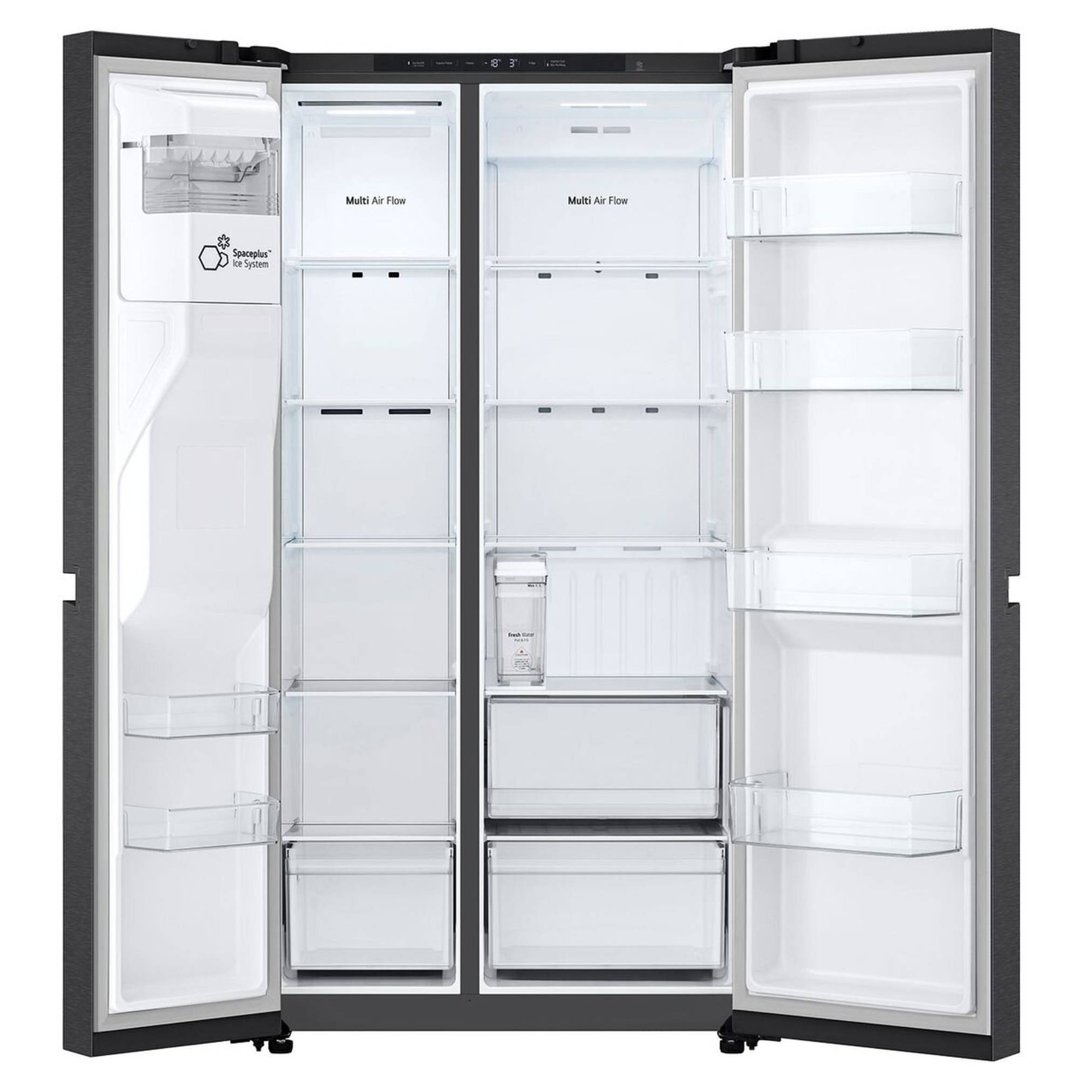 LG 625L Side by Side Non Plumbed Matte Black GS-N599MBL