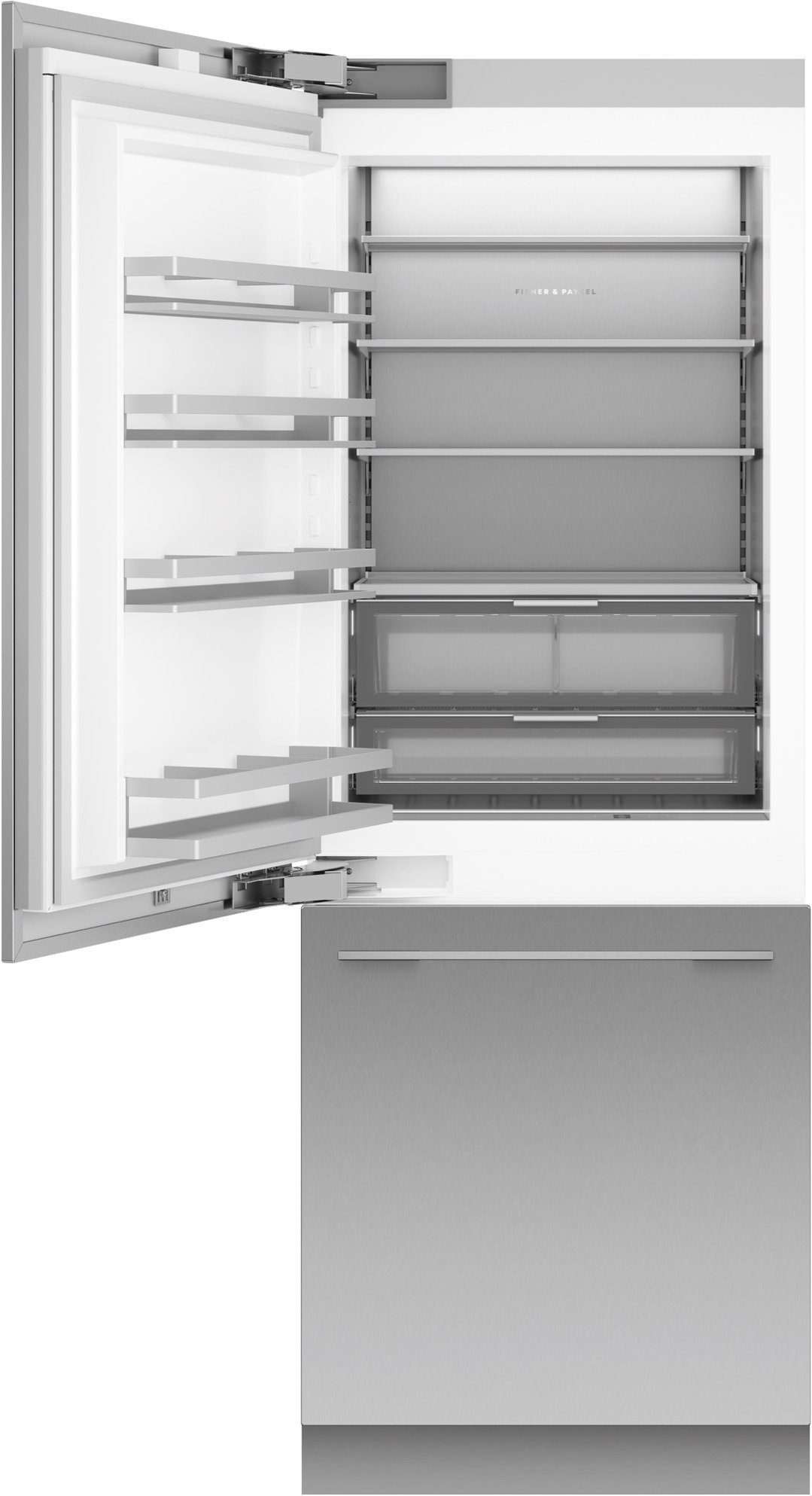 Fisher & Paykel Integrated 76cm Series 11 Fridge Freezer Left Hinged RS7621WLUE1