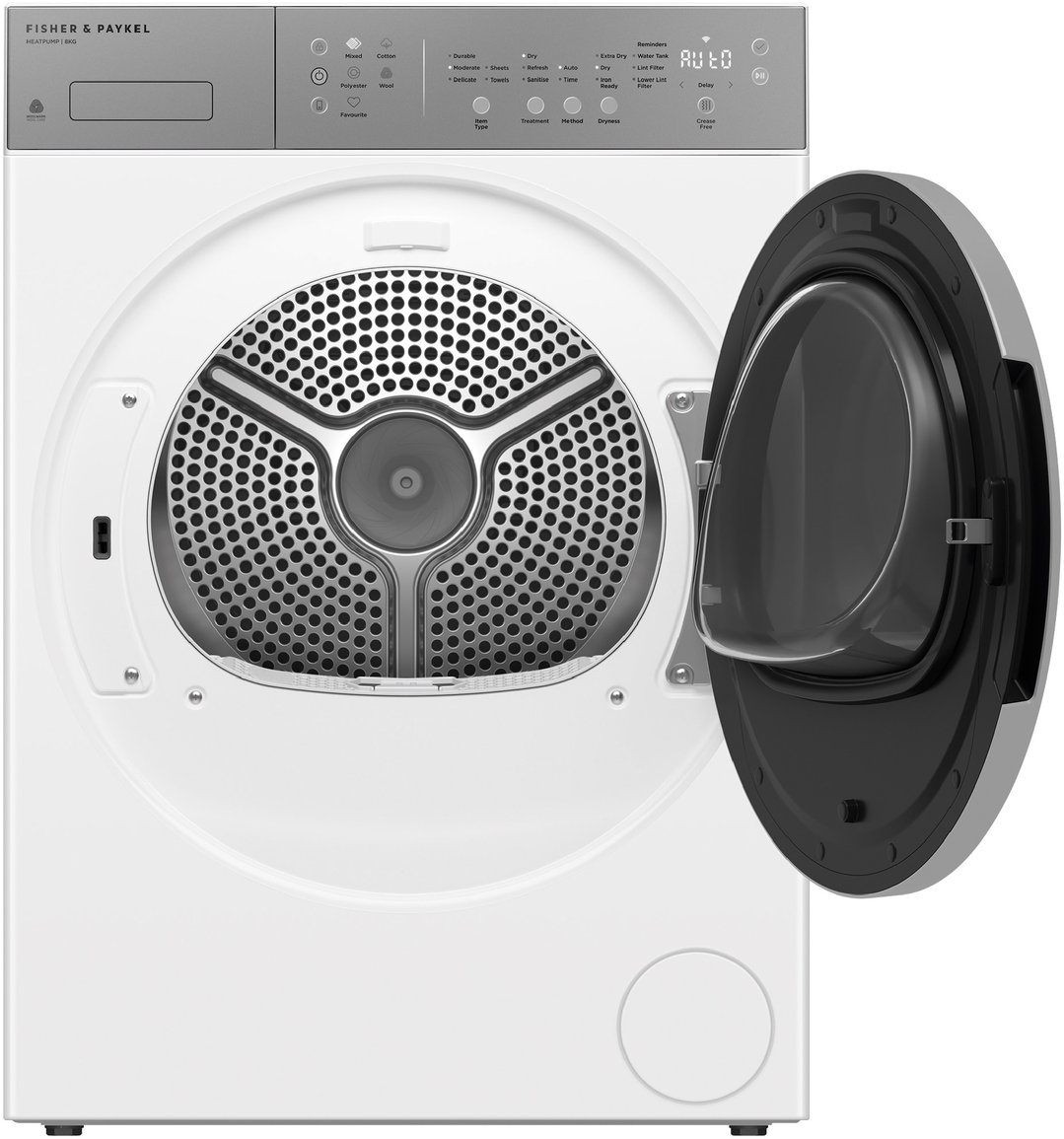 Fisher & Paykel 8kg Series 5 Contemporary Heat Pump Dryer - White DH8060J5