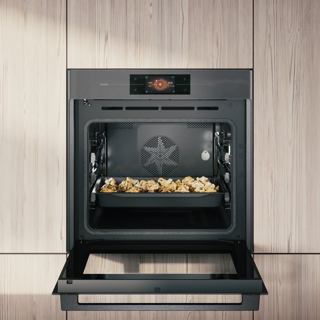 Asko Elements 60cm Pyrolytic Oven - Pearl Grey OP8678GG