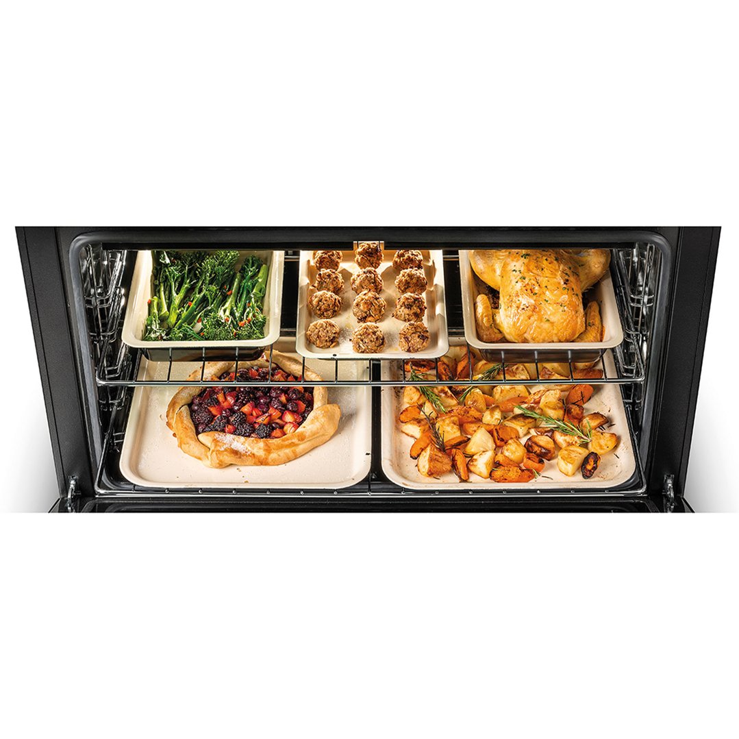 Falcon Classic FX 90cm Induction Range Cooker Stone Blue/Brass CLA90FXEISB/BR