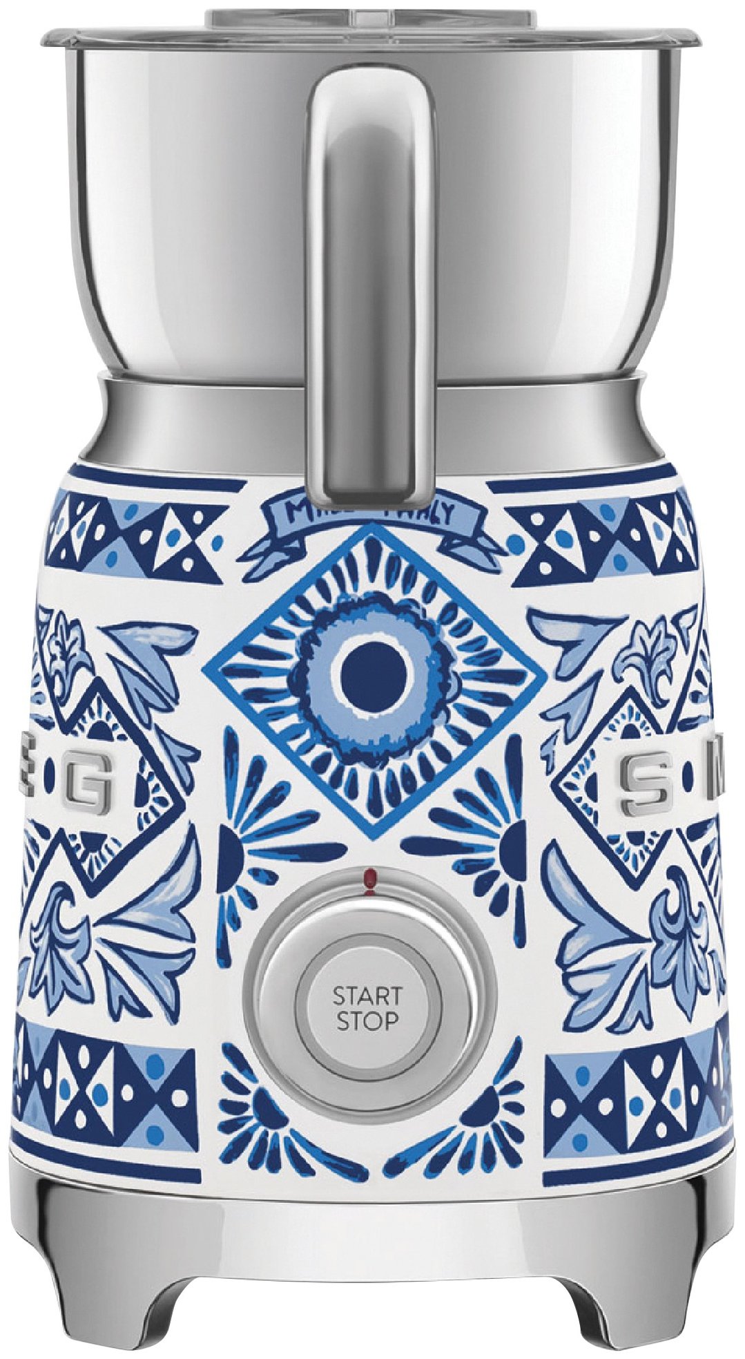 Smeg 50's Style Dolce & Gabbana Milk Frother - Blue Mediterraneo MFF01DGBAU
