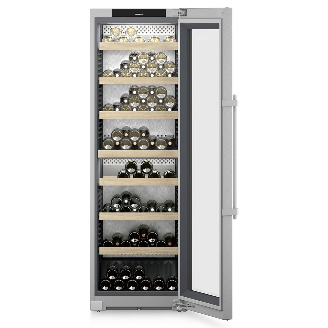 Liebherr 155 Bottle Dual Zone Wine Fridge - SmartSteel WPSD5262RHH