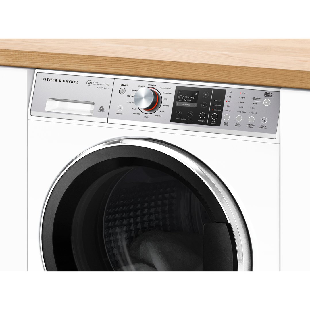 Fisher & Paykel 11kg Series 9 Front Load Washing Machine WH1160F2