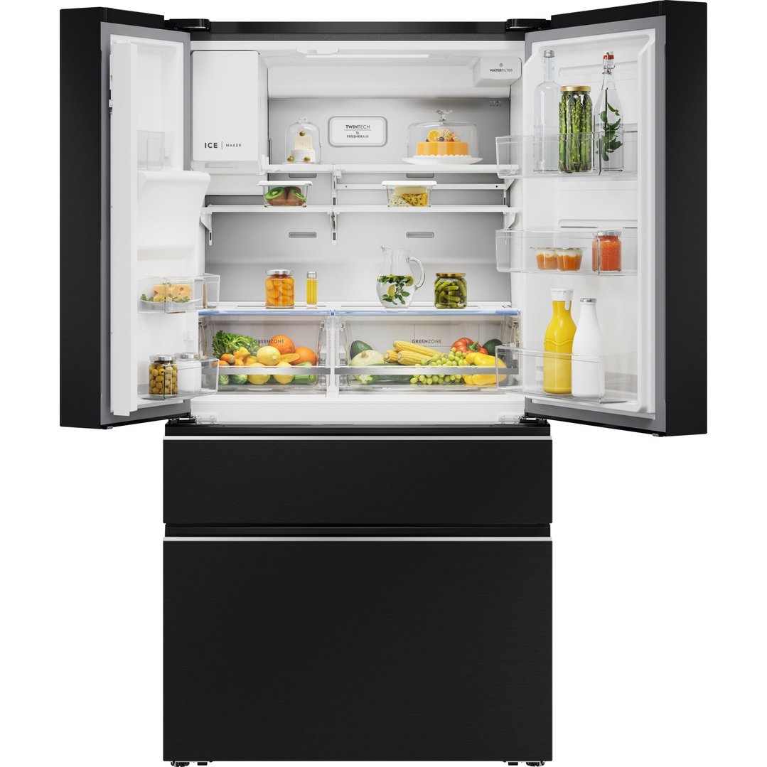 Electrolux 609L French Door Fridge, Matte Charcoal Black EHE6191BB