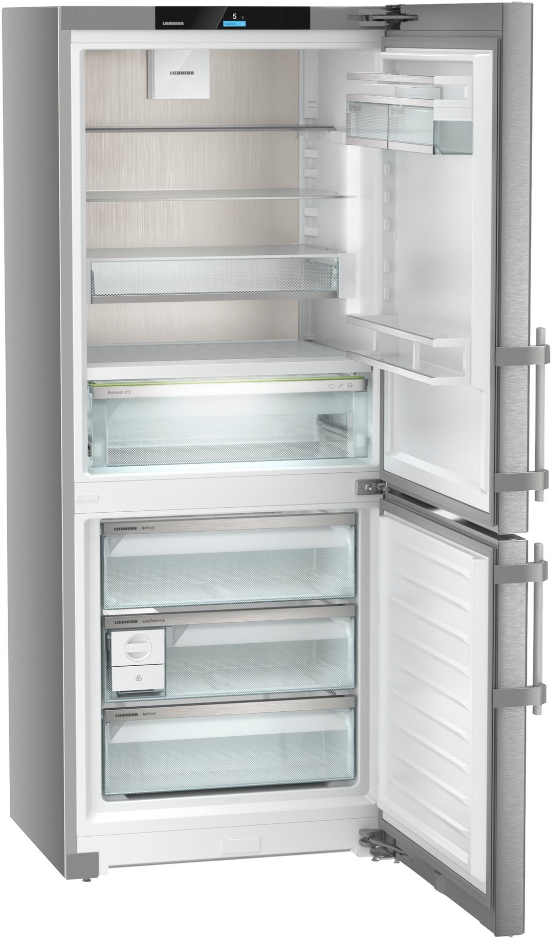 Liebherr 423L Bio Fresh Bottom Mount Fridge Left Hinged CBNSDH7653LHH