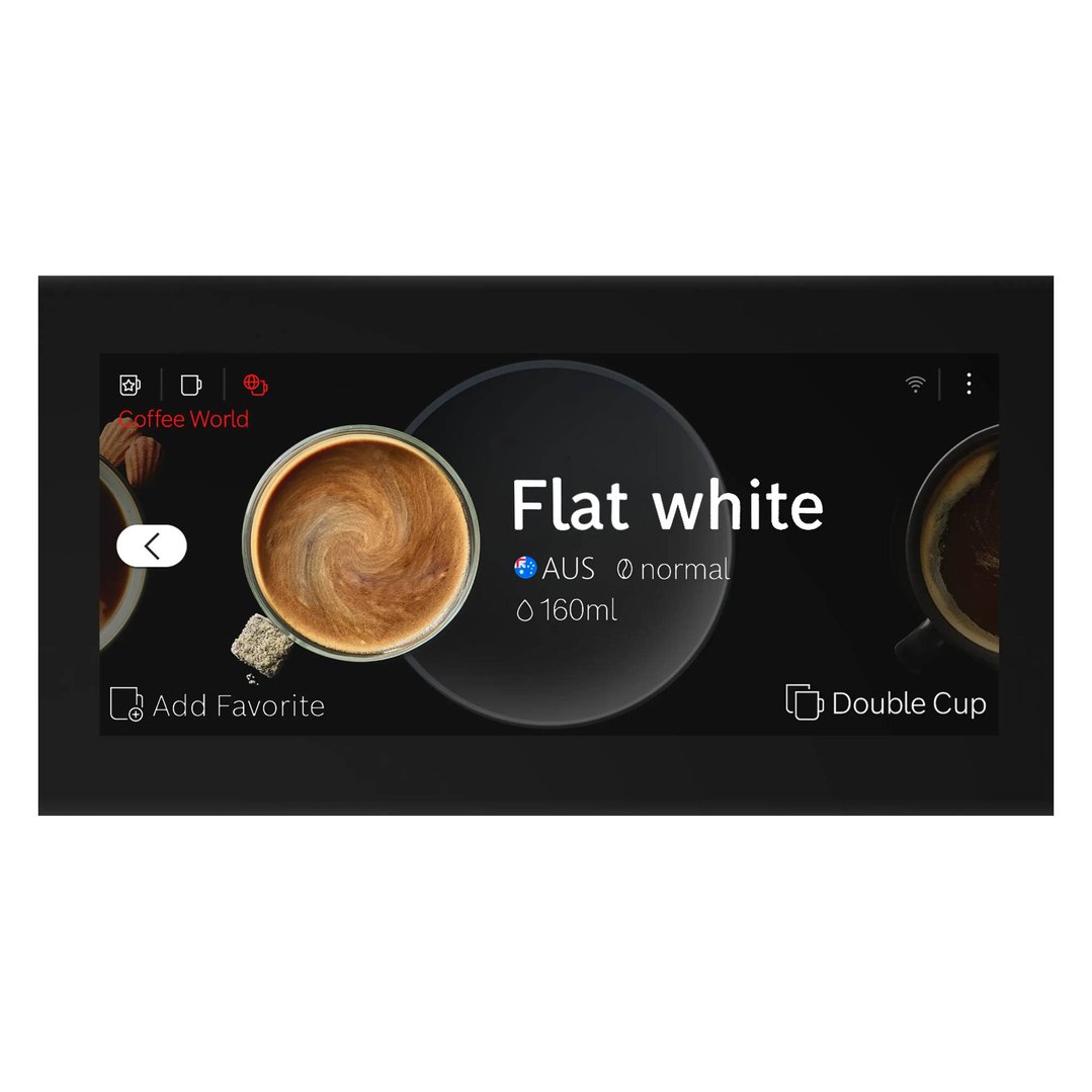 Bosch Accentline Black Fully Automatic Coffee Machine - TFT Touch Display Pro CTL9181B0