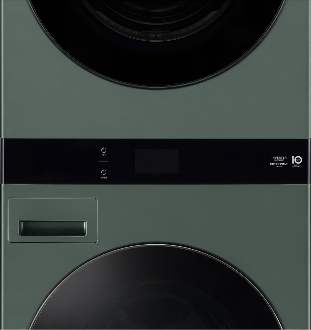 LG AI WashTower™ 19/10kg All-In-One Stacked Washer Dryer - Forest Green WWT-1910FGX
