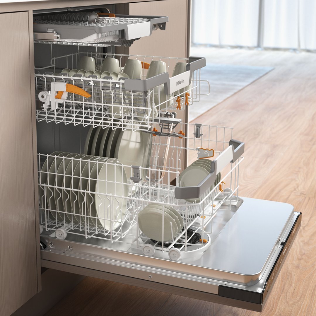 Miele 60cm XXL Fully Integrated Dishwasher with AutoOpen Drying, PowerDisk and Additional Cup Rack G7659SCVIXXL