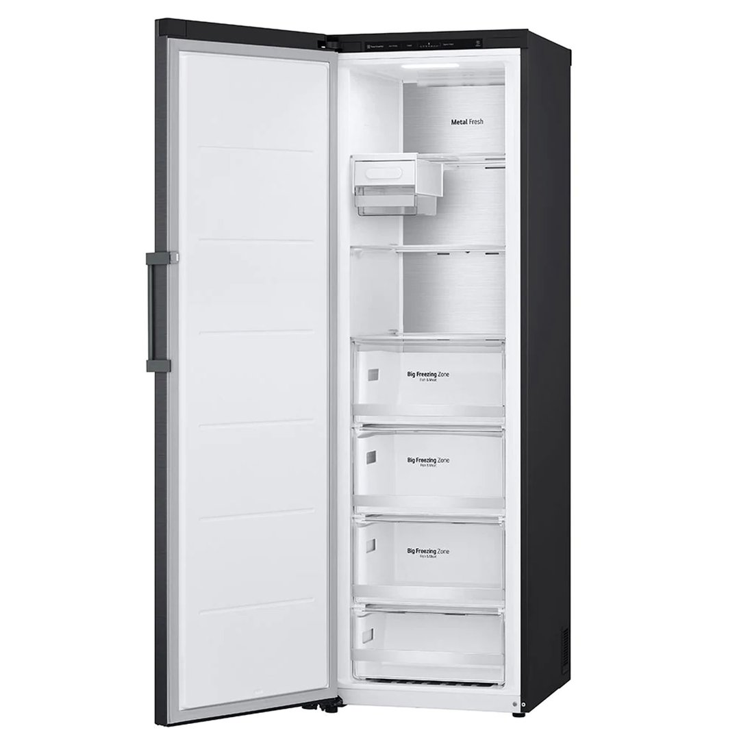 LG 324L Single door freezer in Matte Black GPF324MBL Signature