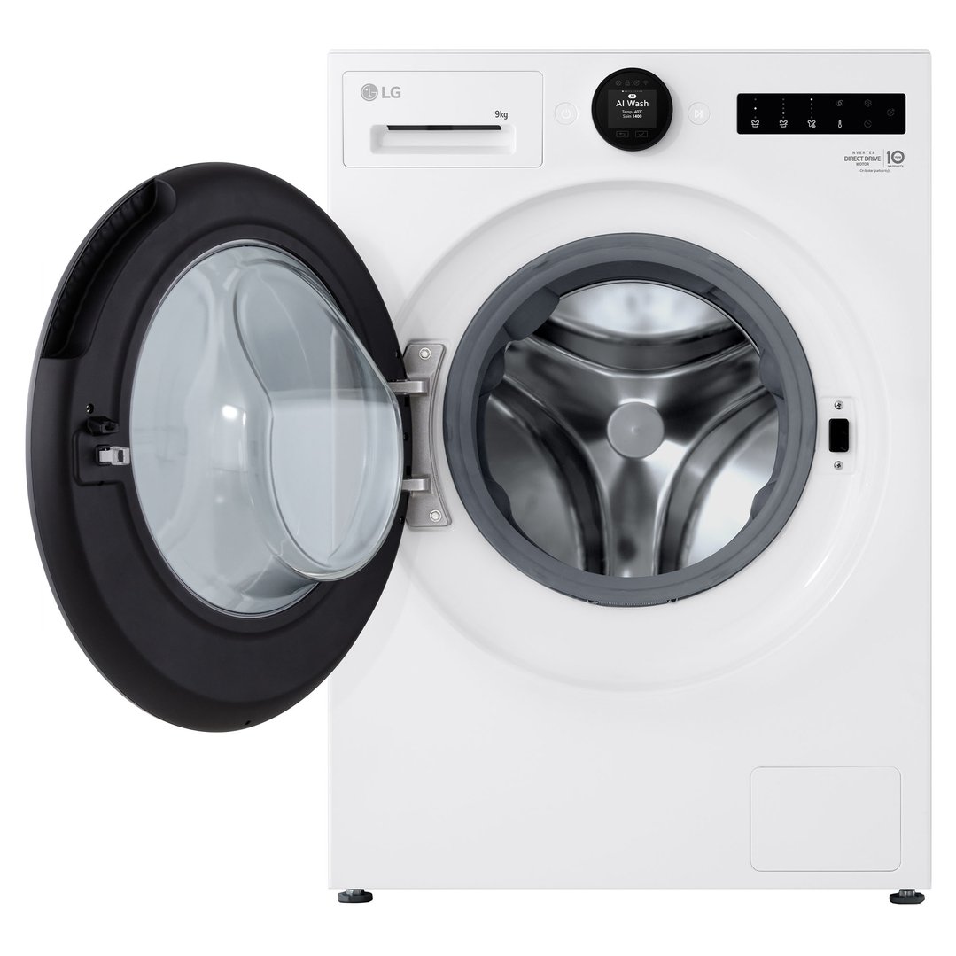 LG 9kg Series 10 White Front Load Washer WX10-1409W