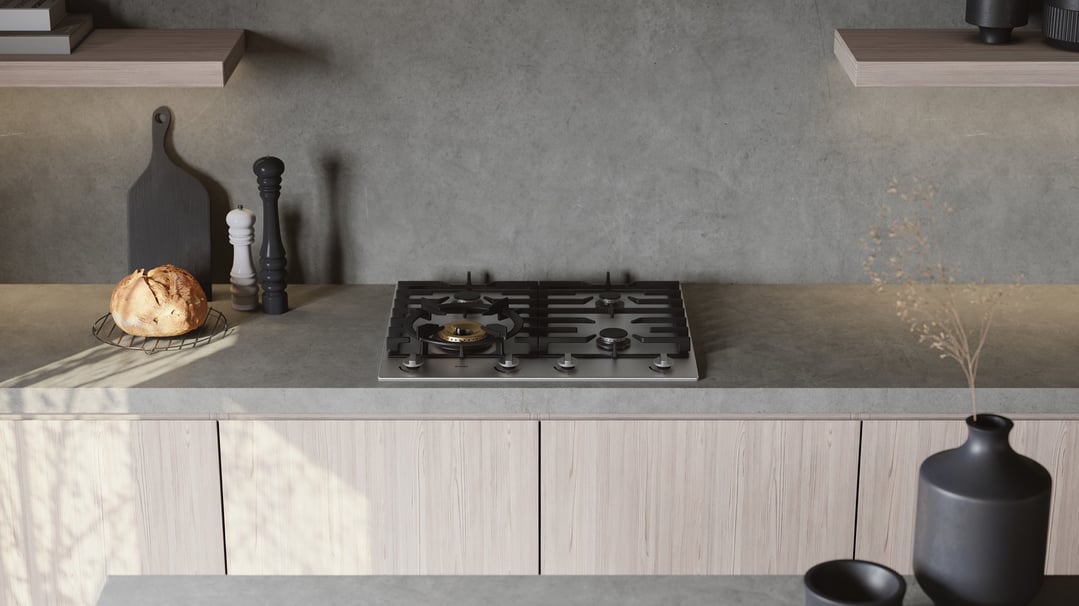Asko 60cm Gas Cooktop Stainless Steel HG1666SD