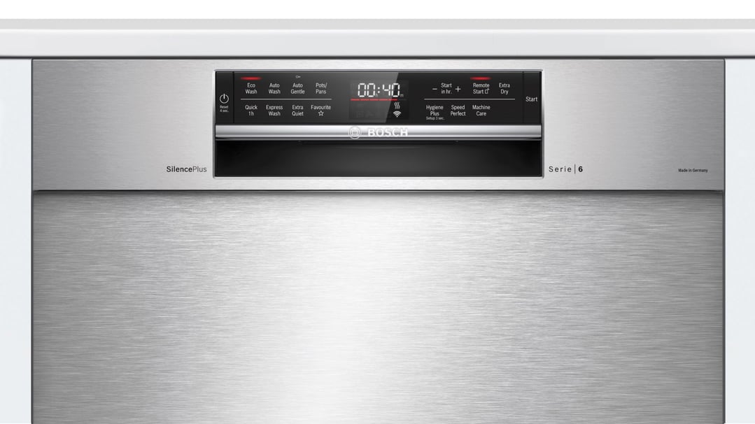 Bosch Series 6 60cm Built-Under Dishwasher SMU6HCS01A