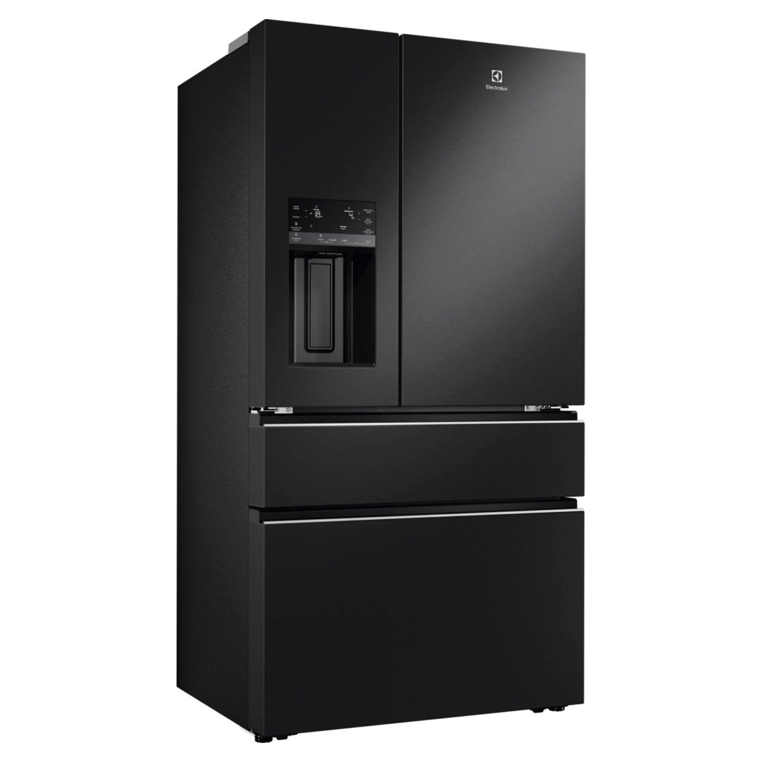 Electrolux 609L French Door Fridge, Matte Charcoal Black EHE6191BB