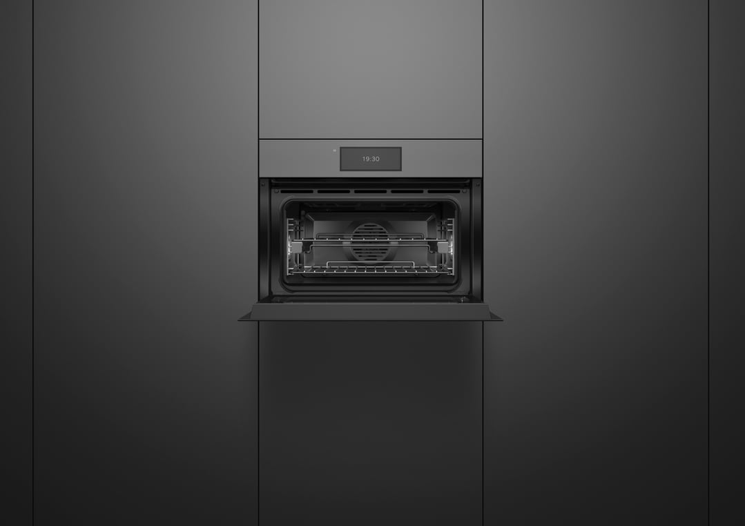 Fisher & Paykel 60cm Minimal Handleless Compact Combi-Steam Oven, Grey OS60NAMHUNG5