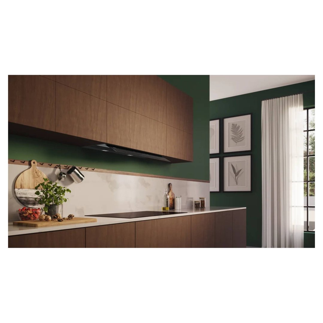 Neff 90cm N 90 Integrated Design Hood Clear Glass Black Printed, Matte Black D99XET2S5