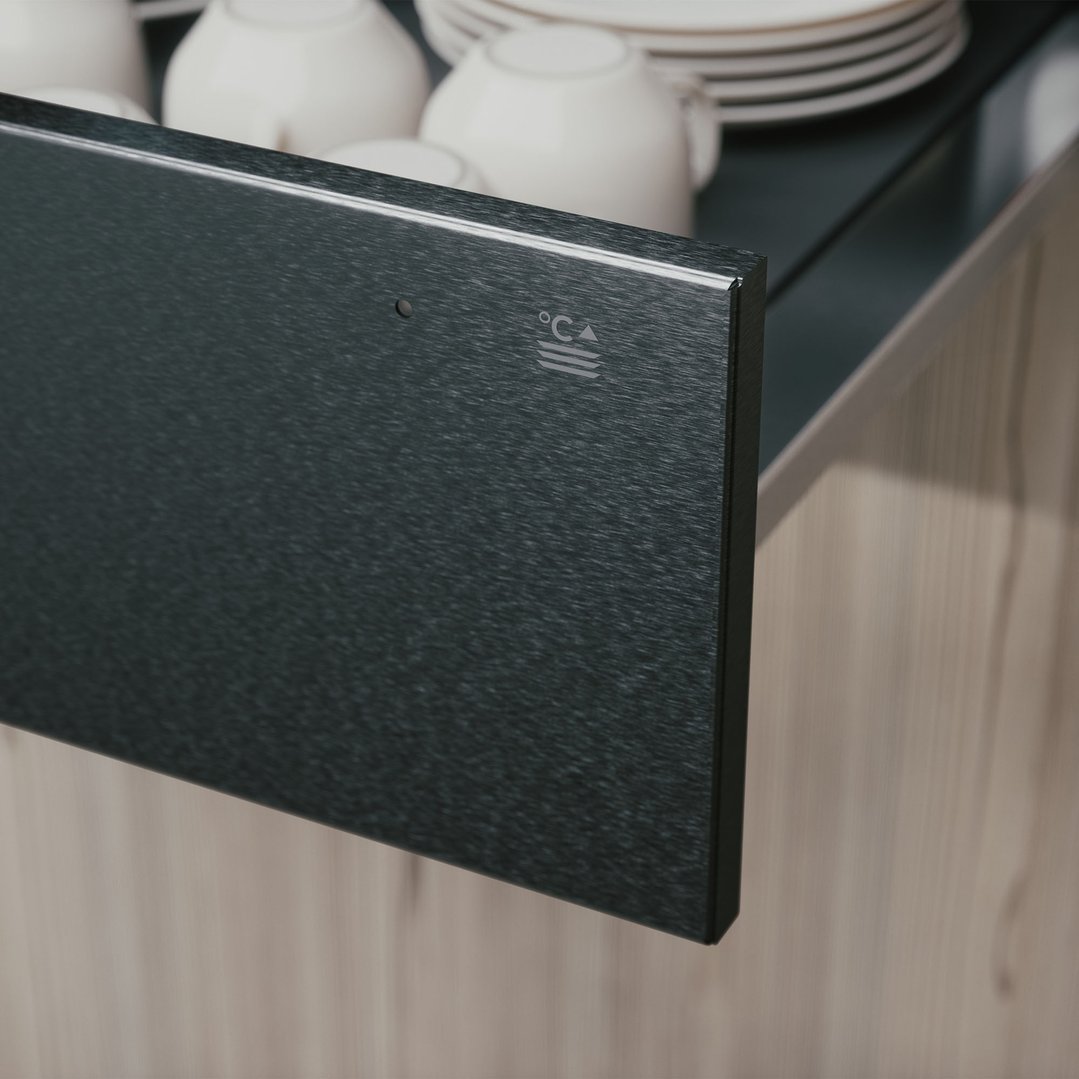 Asko Craft Warming Drawer - Black Steel ODW61BS0