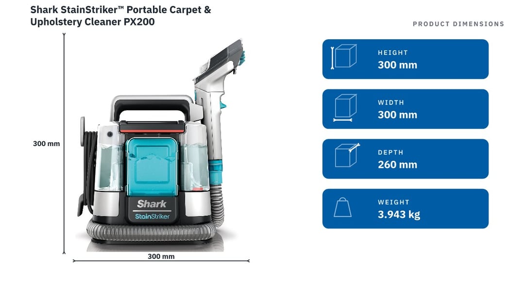 Shark StainStriker™ Portable Carpet & Upholstery Cleaner PX200