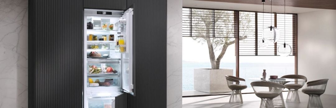 A Miele integrated fridge