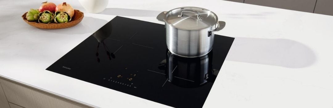 Miele cooktop in a nice kitchen