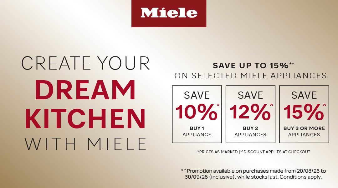 Save on selected Miele Appliances*