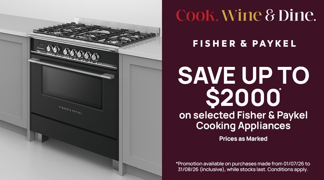 Save up to $2000 on F&P Cooking