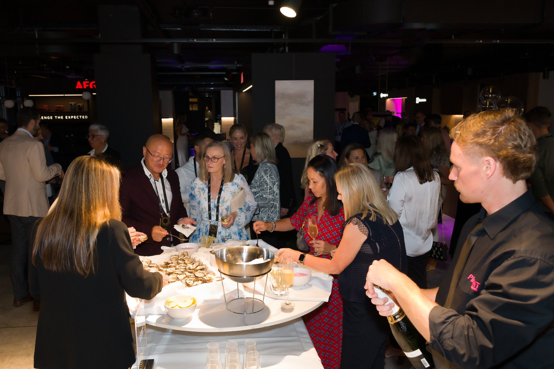 A crowd in a function event