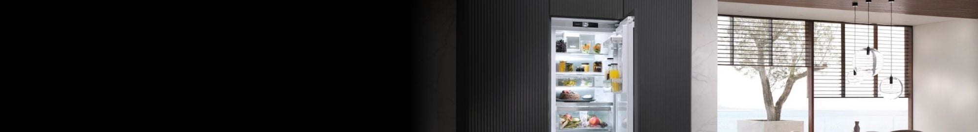 A Miele integrated fridge