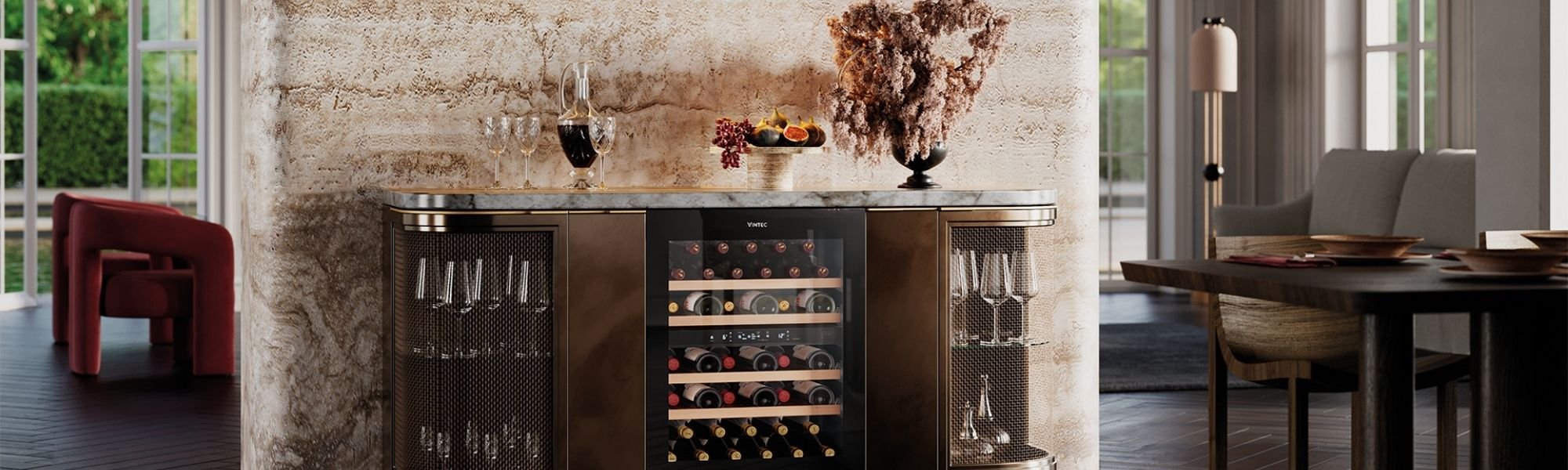 Vintec wine fridge