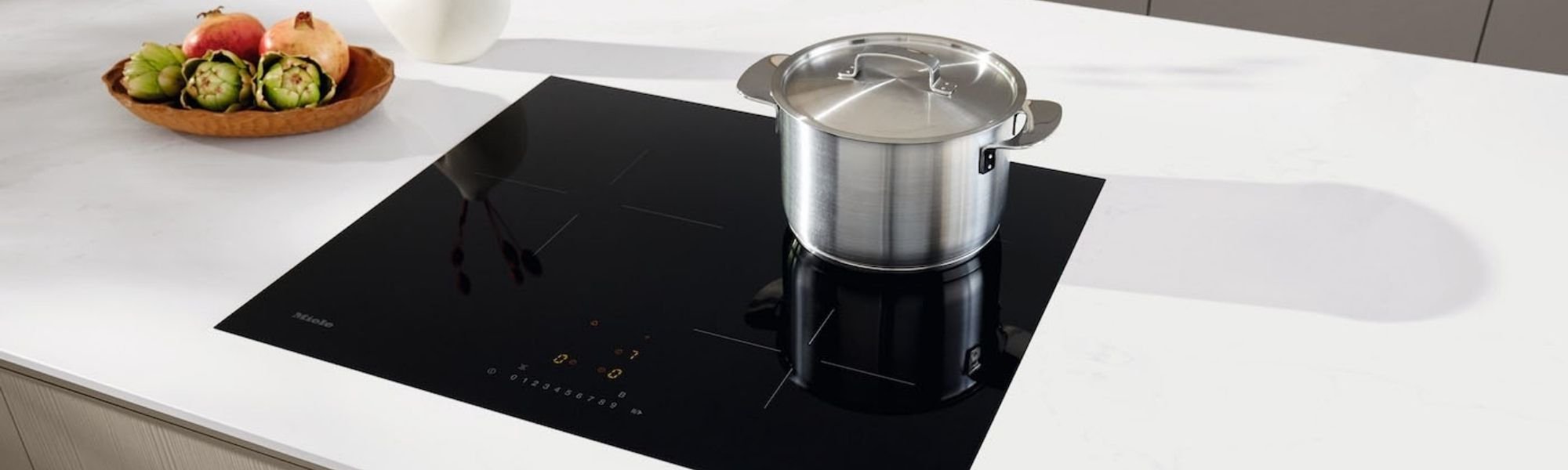 Miele cooktop in a nice kitchen