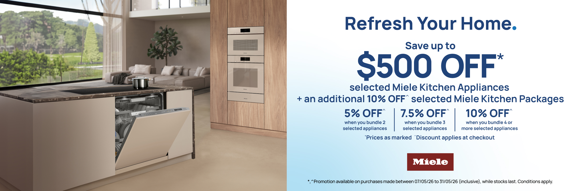 Miele Save $500 + Bundle Offer