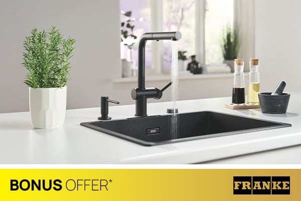 Bonus Franke Ceramic Knife Set + Water Filter*