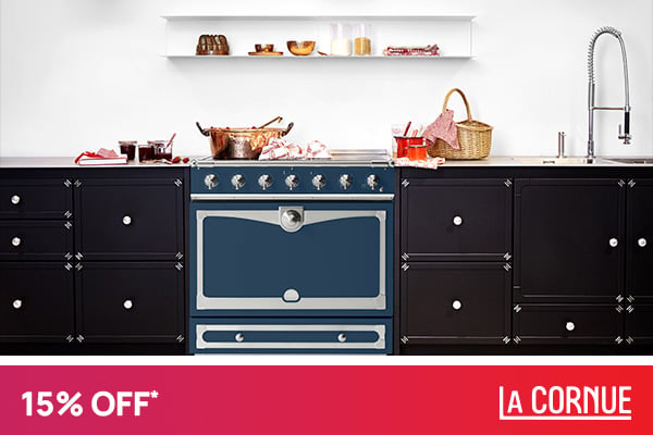 15% Off* La Cornue CornuFé and Albertine Freestanding Cookers & Rangehoods