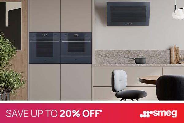 Save up to 20% off* Selected Smeg Appliances - Prices as Marked