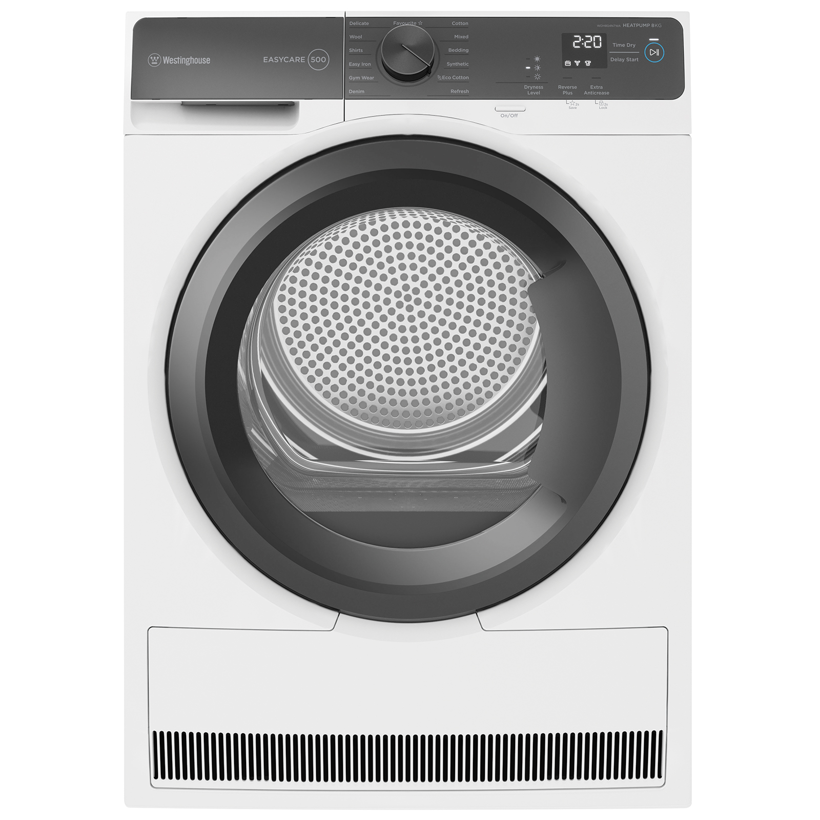 Westinghouse 8kg EasyCare 500 Series Heat Pump Dryer WDH804N7WA Signature Appliances