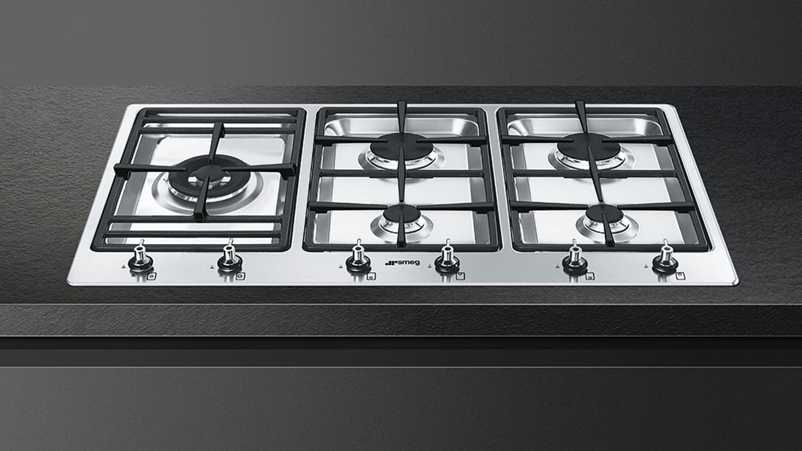 Smeg 90cm Gas Cooktop PSA9065 Signature Appliances