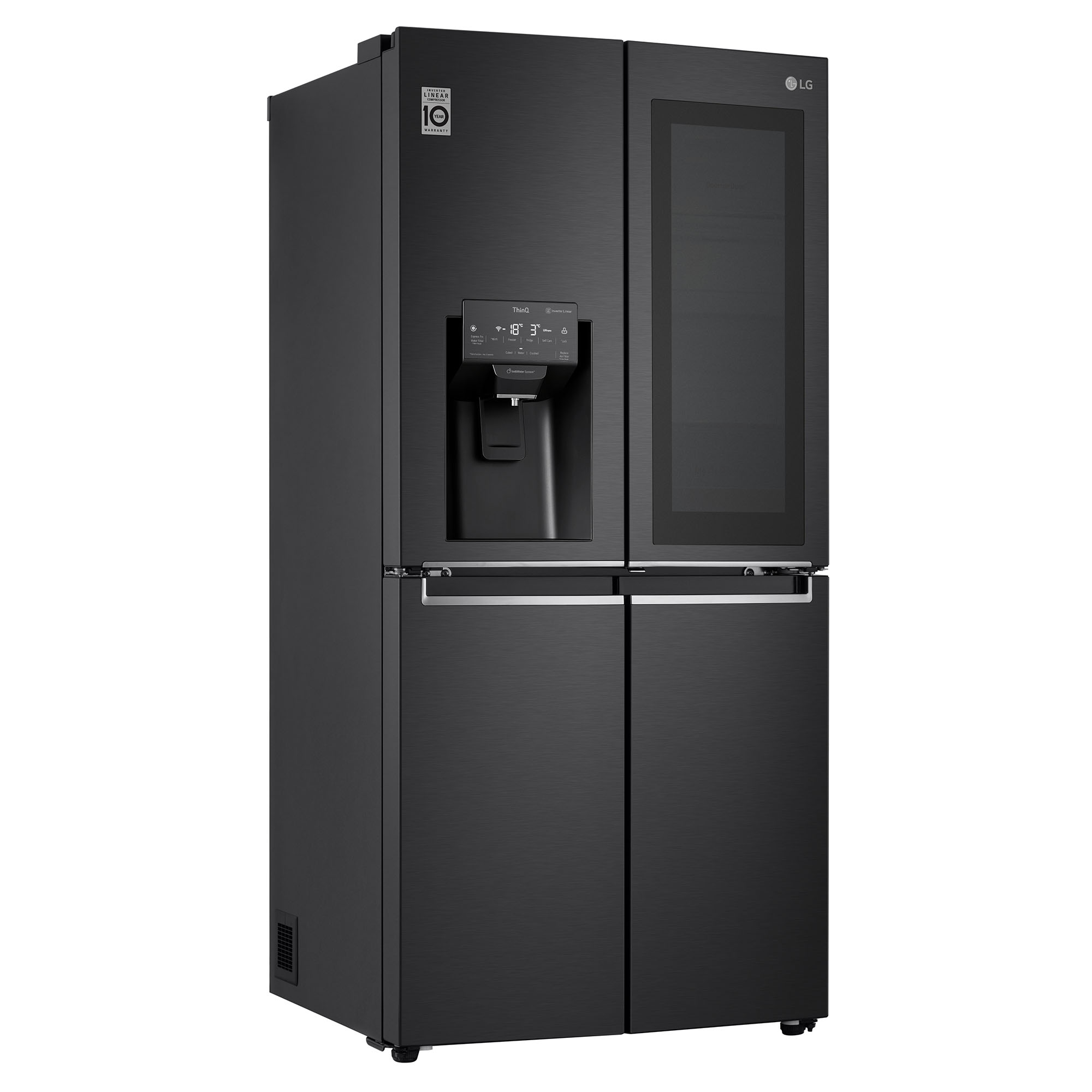 508L Slim French Door Fridge Matte Black GFV570MBLC Signature Appliances