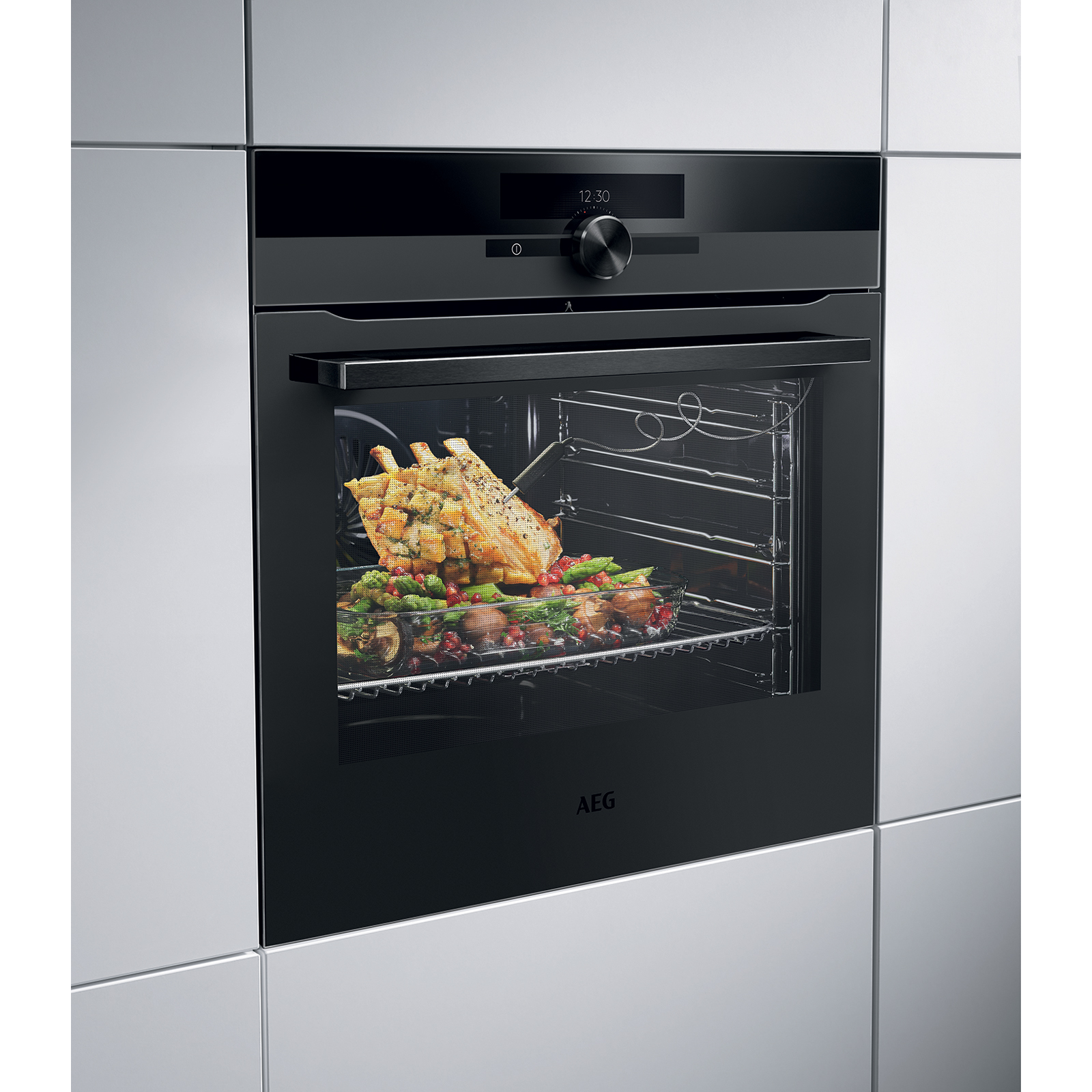 60cm Sensecook Pyroluxe™ Multifunction 17 Oven Matte Black BPK94733PT