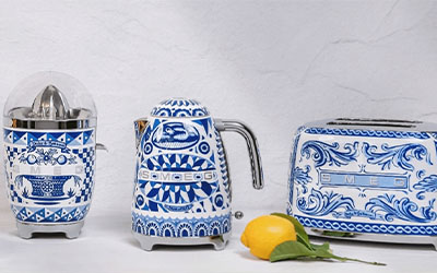 Smeg Dolce And Gabbana Kettle And Toaster Smeg Dolce And Gabbana