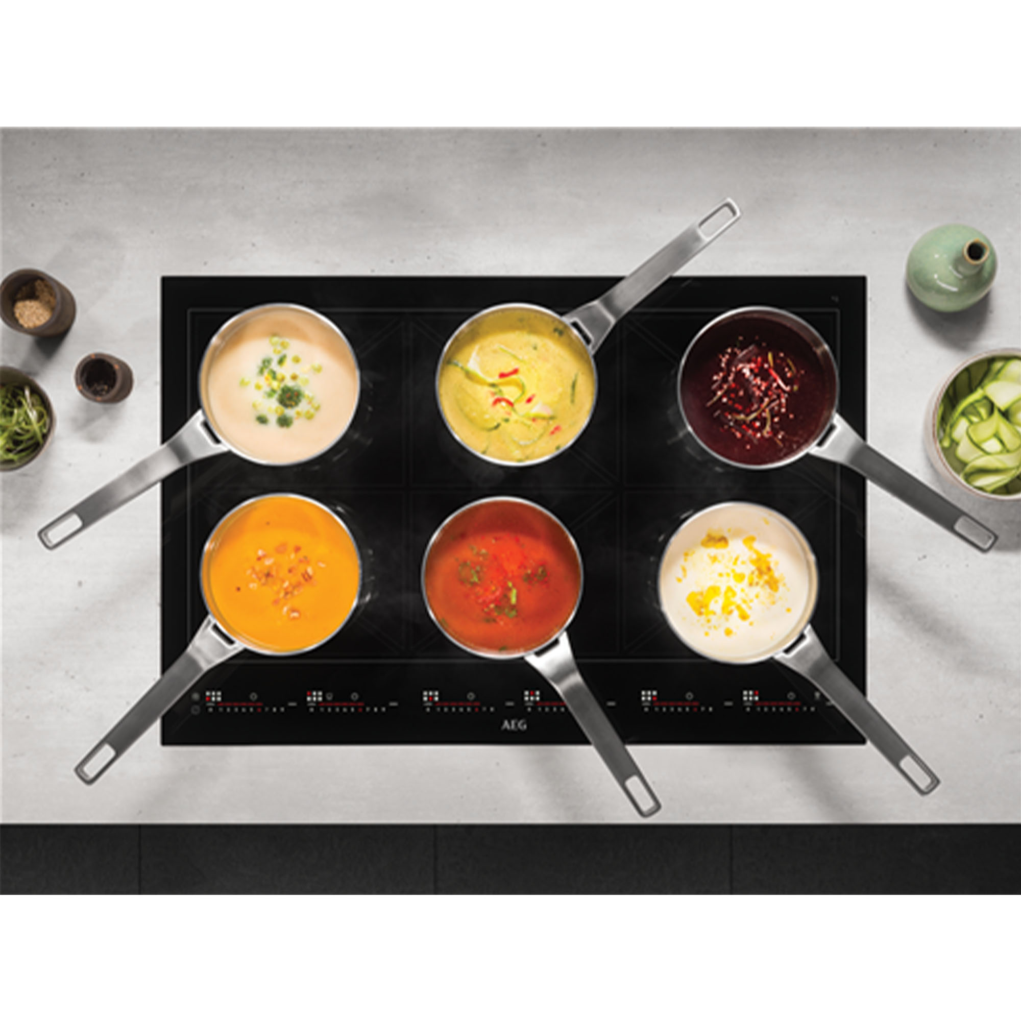 80cm Induction Cooktop with TotalFlex IKK86681FB Signature Appliances